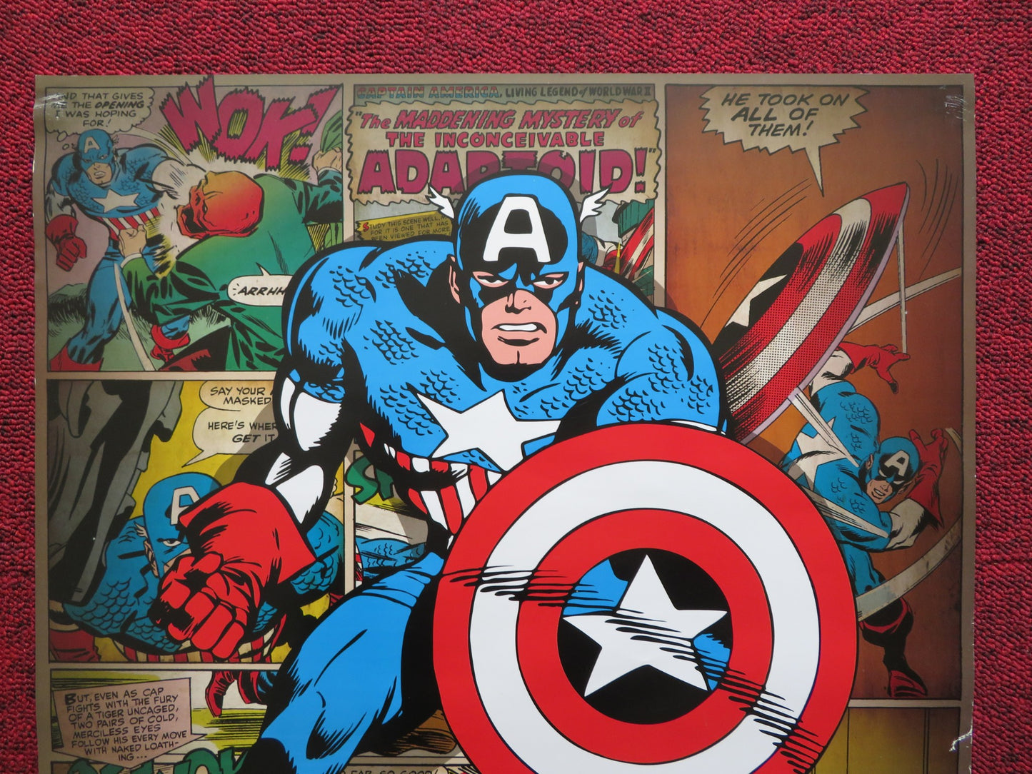 CAPTAIN AMERICA POSTER MARVEL 2011