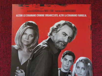 THE FAMILY ITALIAN LOCANDINA POSTER ROBERT DE NIRO MICHELLE PFEIFFER 2013