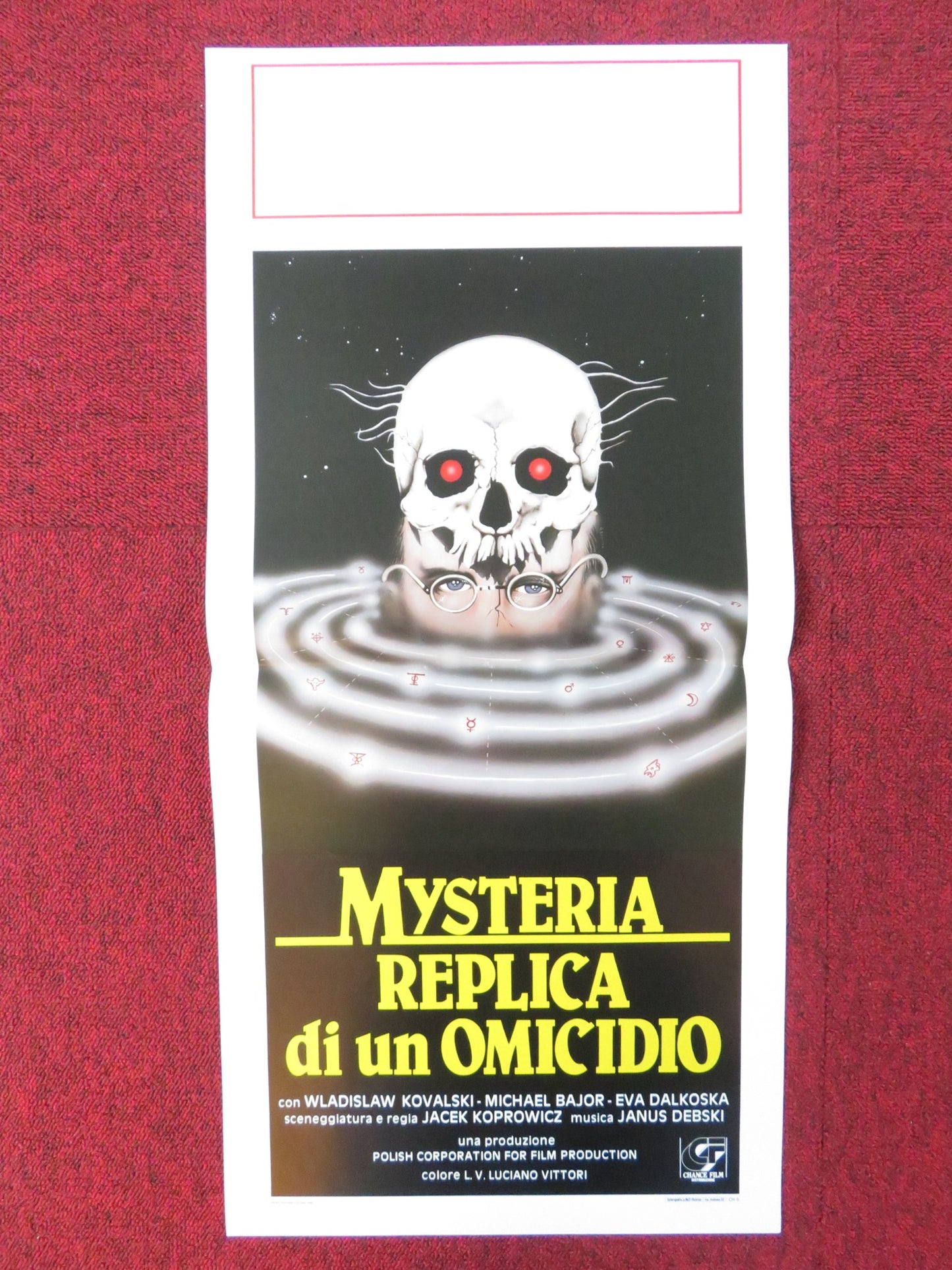 MEDIUM ITALIAN LOCANDINA POSTER WLADISLAW KOVALSKI MICHAEL BAJOR 1988