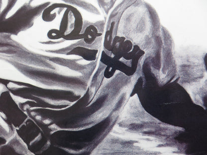 JACKIE ROBINSON US POSTER BASEBALL BROOKLYN DODGERS 2007