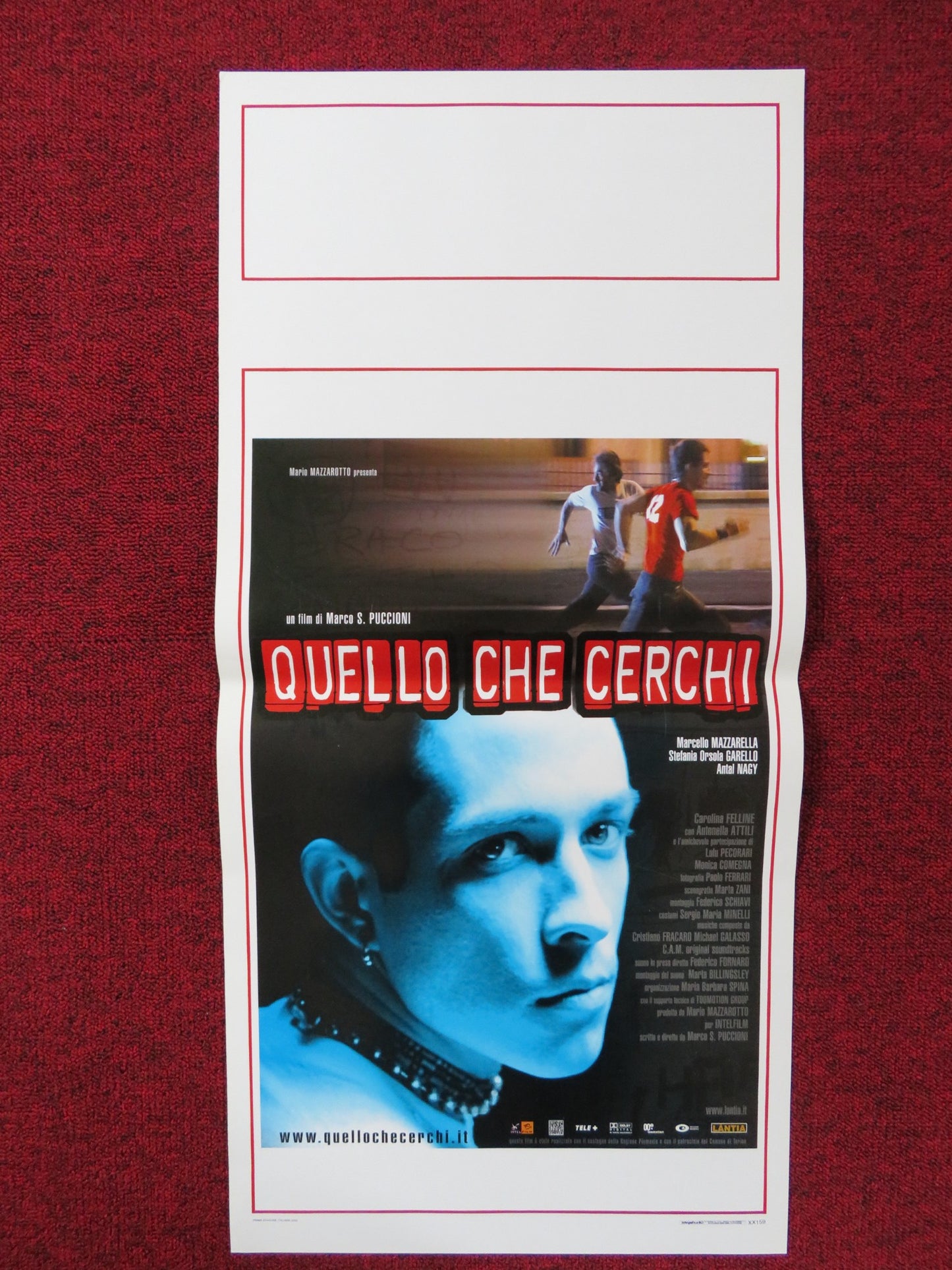 QUELLO CHE CERCHI ITALIAN LOCANDINA POSTER MARCELLO MAZZARELLA STEFANIA 2002