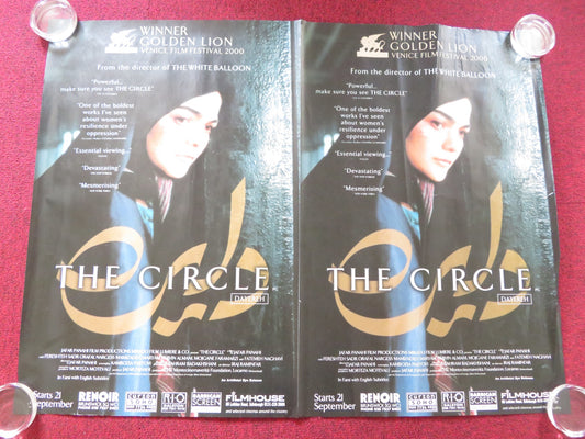 THE CIRCLE UK QUAD ROLLED POSTER NARGESS MAMI ZADEH MARYIAM PALVIN ALMANI 2000