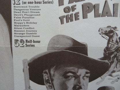 HOPALONG CASSIDY POSTER WILLIAM BOYD CLARENCE E.MULFORD 1976