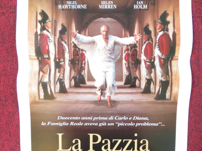 THE MADNESS OF KING GEORGE ITALIAN LOCANDINA POSTER NIGEL HAWTHORNE 1995