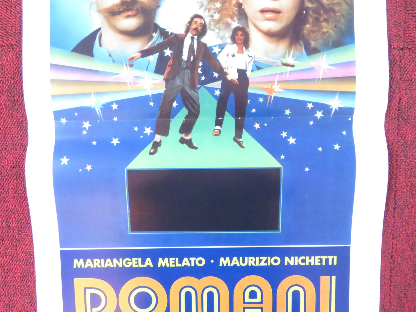 DOMANI SI BALLA! ITALIAN LOCANDINA POSTER MARIANGELA MELATO M. NICHETTI 1982