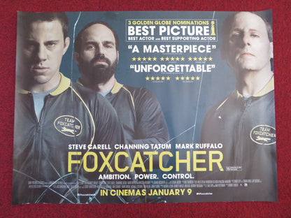 FOXCATCHER UK QUAD (30"x 40") ROLLED POSTER STEVE CARELL CANNING TATUM 2014