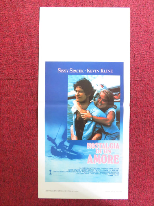 VIOLETS ARE BLUE...  ITALIAN LOCANDINA POSTER SISSY SPACEK KEVIN KLINE 1986