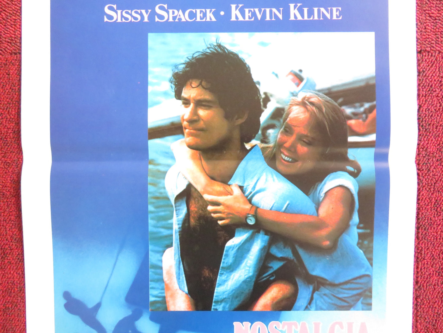 VIOLETS ARE BLUE...  ITALIAN LOCANDINA POSTER SISSY SPACEK KEVIN KLINE 1986