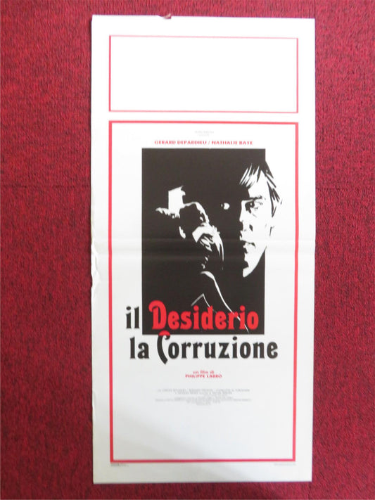 RIVE DROITE, RIVE GAUCHE ITALIAN LOCANDINA POSTER DEPARDIEU NATHALIE BAYE 1986