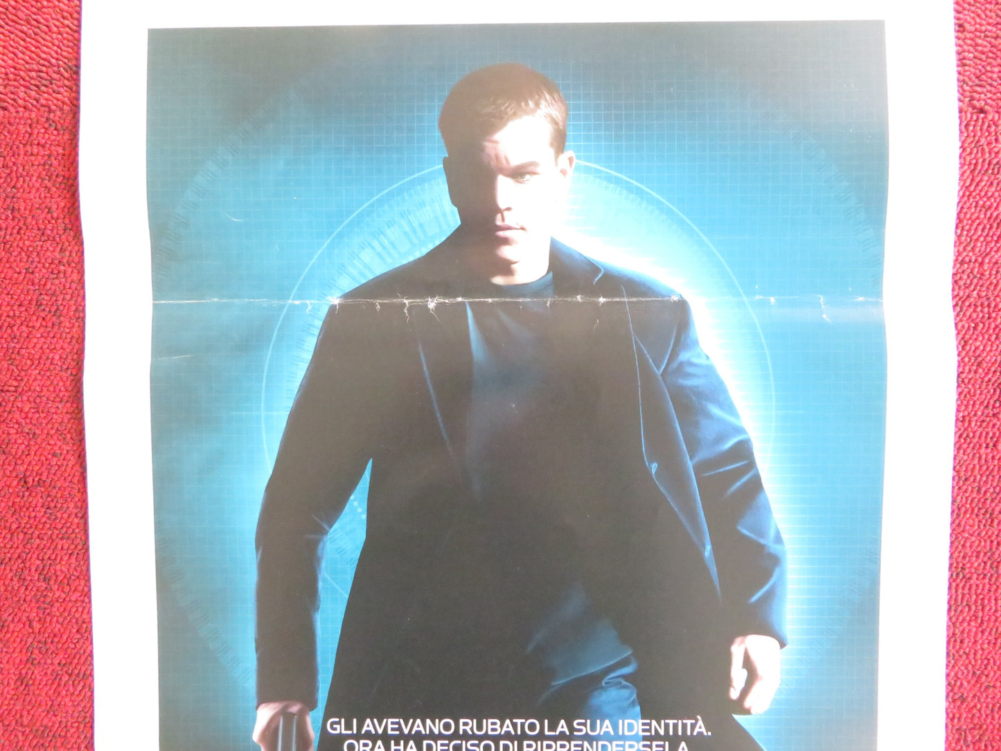 THE BOURNE SUPREMACY ITALIAN LOCANDINA POSTER MATT DAMON FRANKA POTENTE 2004