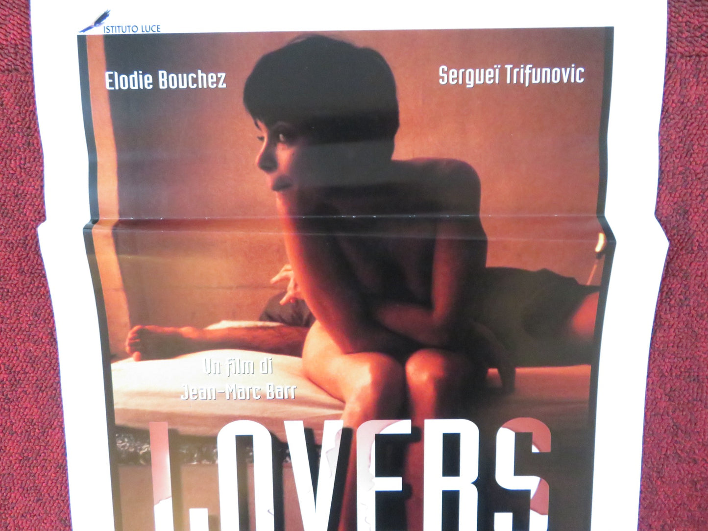 LOVERS ITALIAN LOCANDINA POSTER ELODIE BOUCHEZ SERGUEI TRIFUNOVIC 1999