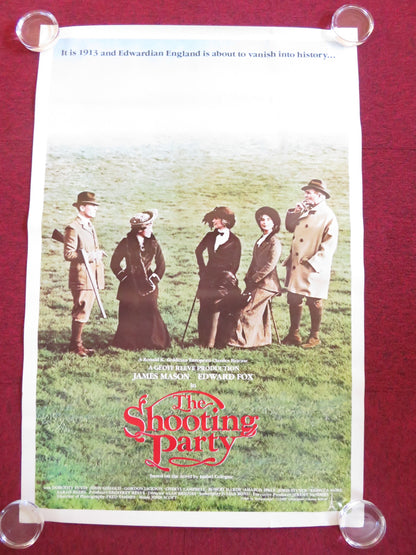 THE SHOOTING PARTY US ONE SHEET ROLLED POSTER JAMES MASON EDWARD FOX 1984