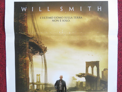 I AM LEGEND ITALIAN LOCANDINA POSTER WILL SMITH ALICE BRAGA 2007