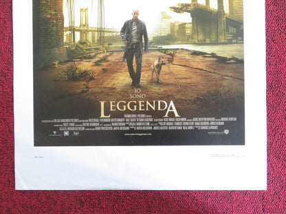 I AM LEGEND ITALIAN LOCANDINA POSTER WILL SMITH ALICE BRAGA 2007