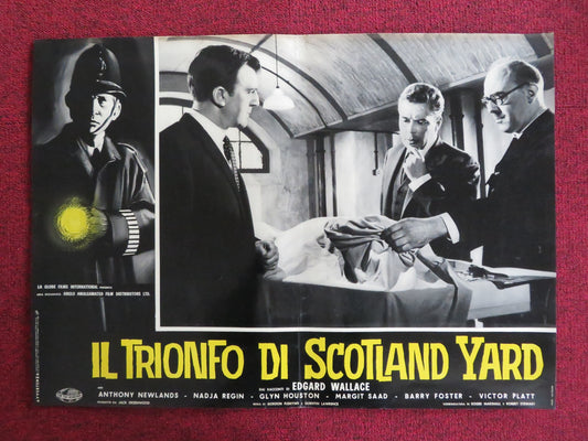 SOLO FOR SPARROW - A ITALIAN FOTOBUSTA POSTER ANTHONY NEWLANDS GLYN HOUSTON 1962