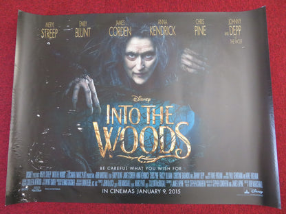 INTO THE WOODS UK QUAD (30"x 40") ROLLED POSTER  DISNEY M. STREEP E. BLUNT 2014