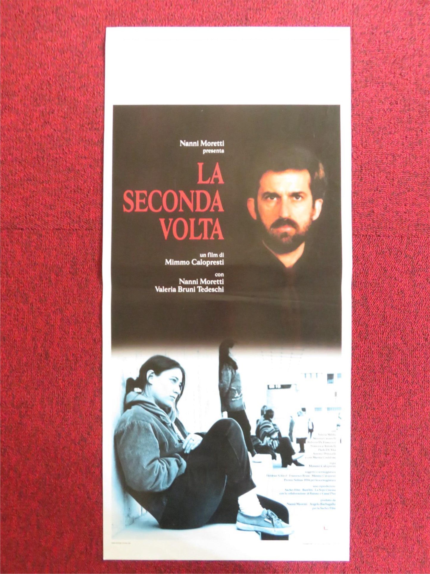 LA SECONDA VOLTA ITALIAN LOCANDINA POSTER NANNI MORETTI VALERIA TEDESCHI 1995