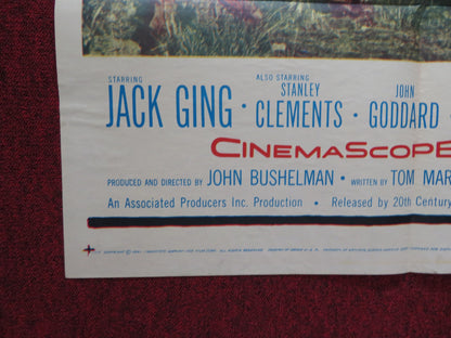 SNIPER'S RIDGE FOLDED US ONE SHEET POSTER JACK GING STANLEY CLEMENTS 1961