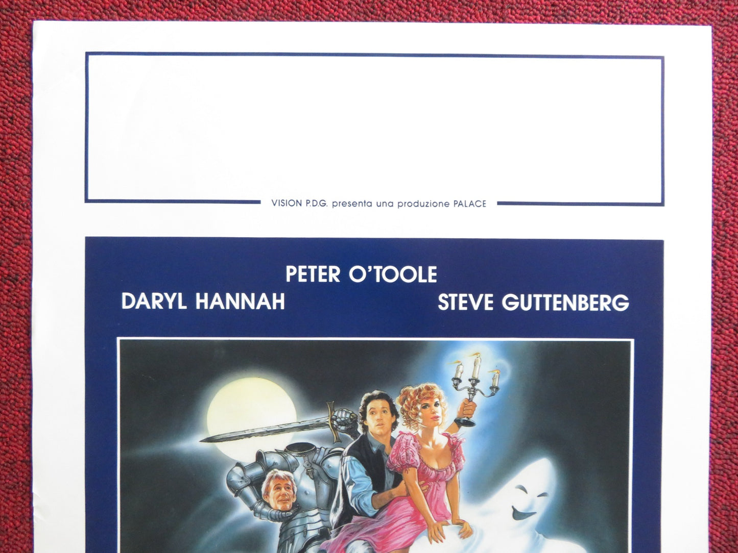 HIGH SPIRITS ITALIAN LOCANDINA POSTER PETER O'TOOLE STEVE GUTTENBERG 1989