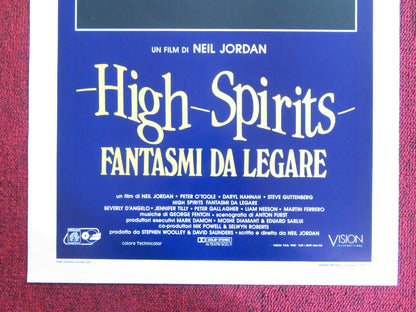 HIGH SPIRITS ITALIAN LOCANDINA POSTER PETER O'TOOLE STEVE GUTTENBERG 1989