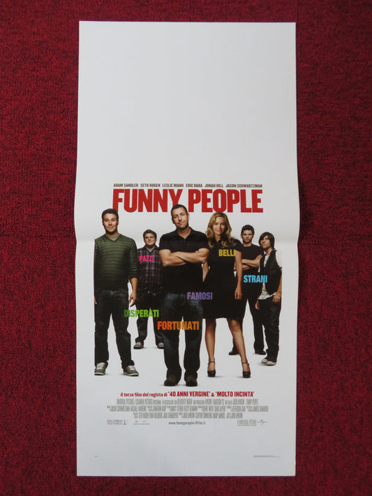 FUNNY PEOPLE ITALIAN LOCANDINA POSTER ADAM SANDLER SETH ROGEN 2009