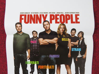 FUNNY PEOPLE ITALIAN LOCANDINA POSTER ADAM SANDLER SETH ROGEN 2009