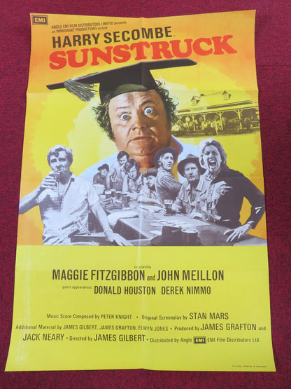 SUNSTRUCK FOLDED US ONE SHEET POSTER HARRY SECOMBE MAGGIE FITZGIBBON 1972