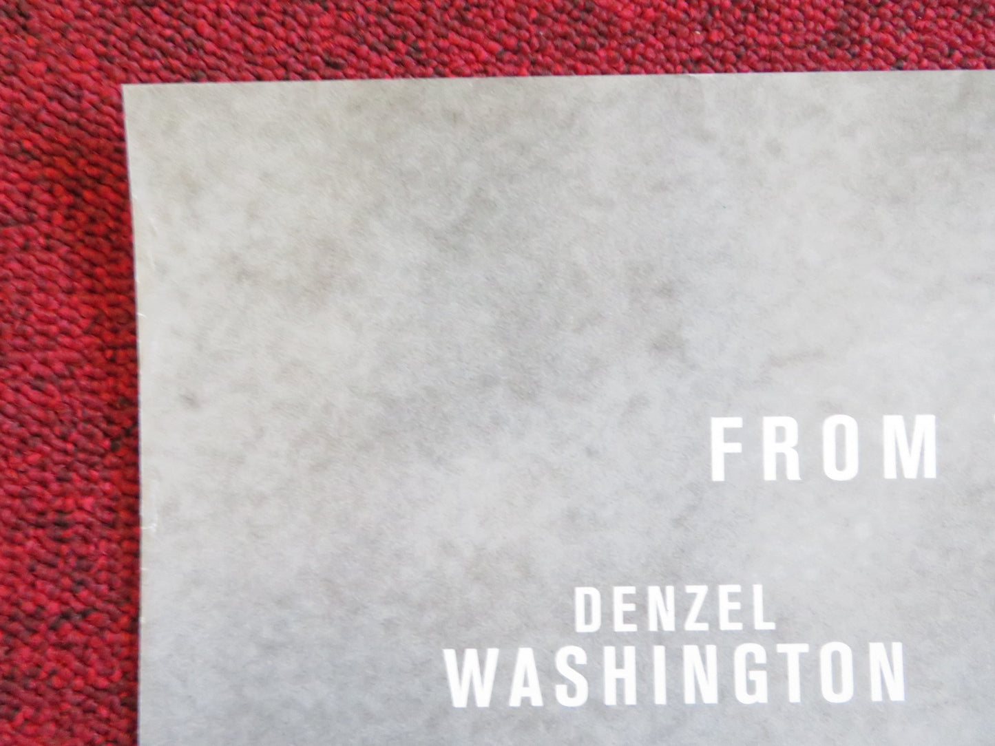 THE MAGNIFICENT SEVEN US ONE SHEET ROLLED POSTER DENZEL WASHINGTON C. PRATT 2016