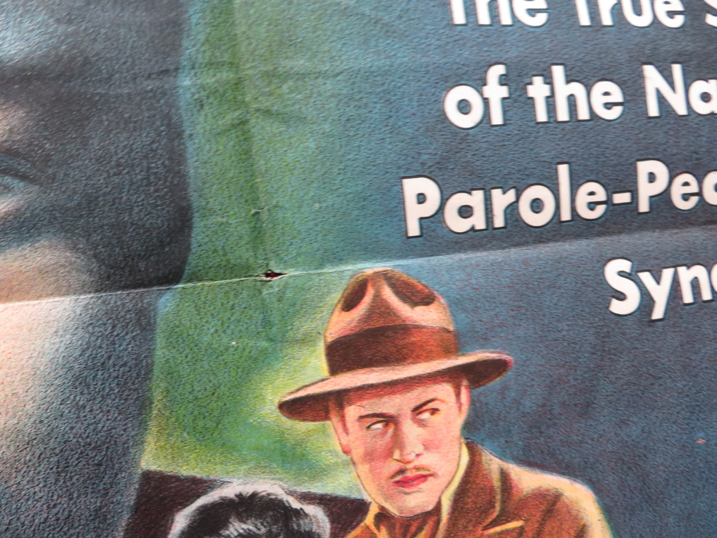 PAROLE, INC. FOLDED US ONE SHEET POSTER MICHAEL O'SHEA TURHAN BEY 1948