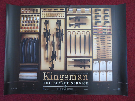 KINGSMAN: THE SECRET SERVICE- A UK QUAD (30"x 40") ROLLED POSTER T. EGERTON 2014