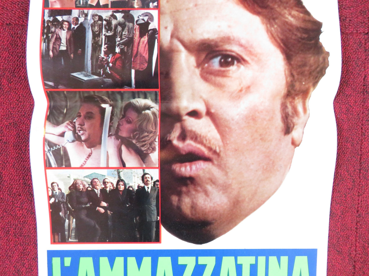 L'AMMAZZATINA ITALIAN LOCANDINA POSTER PINO CARUSO PAOLA QUATTRINI 1975