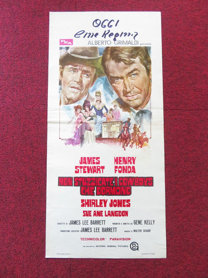 THE CHEYENNE SOCIAL CLUB ITALIAN LOCANDINA POSTER JAMES STEWART HENRY FONDA 1970