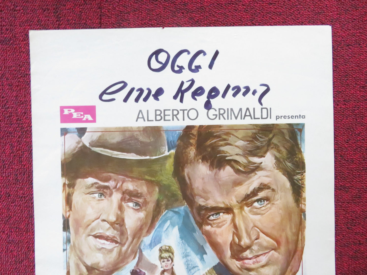 THE CHEYENNE SOCIAL CLUB ITALIAN LOCANDINA POSTER JAMES STEWART HENRY FONDA 1970