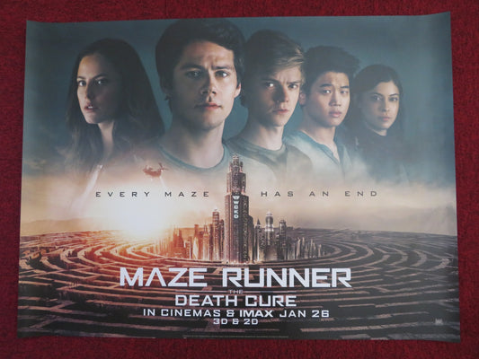 MAZE RUNNER: THE DEATH CURE UK QUAD (30"x 40") ROLLED POSTER DYLAN O'BRIEN 2018