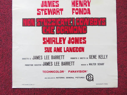 THE CHEYENNE SOCIAL CLUB ITALIAN LOCANDINA POSTER JAMES STEWART HENRY FONDA 1970