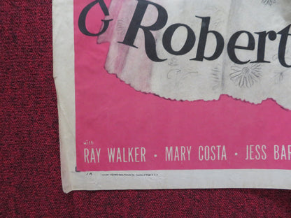 MARRY ME AGAIN FOLDED US ONE SHEET POSTER MARIE WILSON ROBERT CUMMINGS 1953