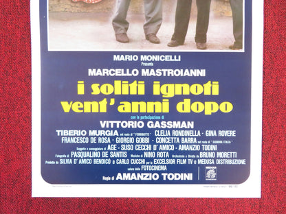 BIG DEAL AFTER 20 YEARS ITALIAN LOCANDINA POSTER MARCELLO MASTROIANNI 1985