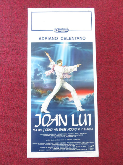 JOAN LUI ITALIAN LOCANDINA POSTER ADRIANO CELENTANO CLAUDIA MORI 1985