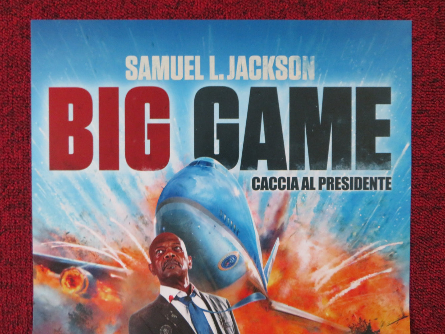 BIG GAME ITALIAN LOCANDINA POSTER SAMUEL L. JACKSON ONNI TOMMILA 2014