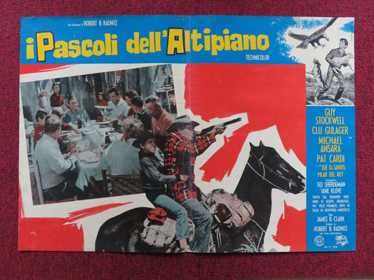 I PASCOLI DELL'ALTIPIANO - B ITALIAN FOTOBUSTA POSTER CARDI GUY STOCKWELL 1966