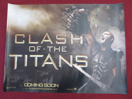 CLASH OF THE TITANS (MEDUSA) UK QUAD (30"x 40") ROLLED POSTER WORTHINGTON 2010