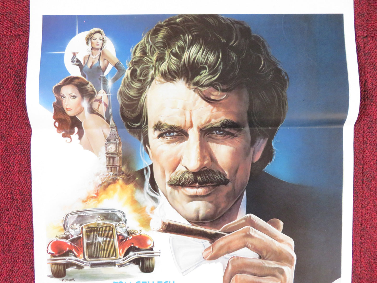 LASSITER ITALIAN LOCANDINA POSTER TOM SELLECK JANE SEYMOUR 1984