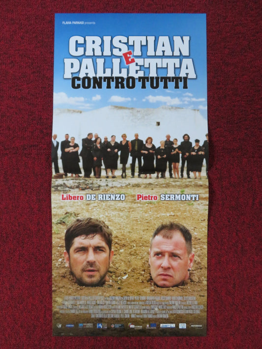 CRISTIAN E PALLETTA CONTRO TUTTI ITALIAN LOCANDINA POSTER LIBERO DE RIENZO 2016