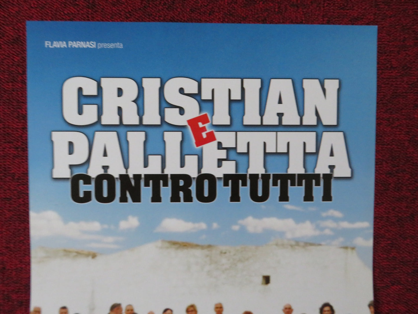 CRISTIAN E PALLETTA CONTRO TUTTI ITALIAN LOCANDINA POSTER LIBERO DE RIENZO 2016