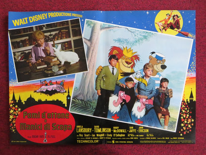 BEDKNOBS AND BROOMSTICKS - A ITALIAN FOTOBUSTA POSTER DISNEY A. LANSBURY 1972