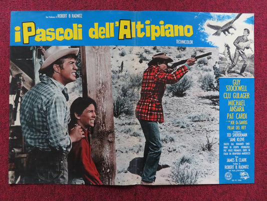 I PASCOLI DELL'ALTIPIANO - F ITALIAN FOTOBUSTA POSTER CARDI GUY STOCKWELL 1966