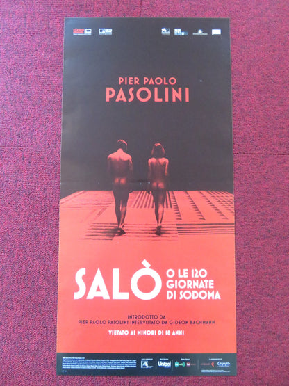 SALO, OR THE 120 DAYS OF SODOM ITALIAN LOCANDINA POSTER PAOLO BONACELLI R2015