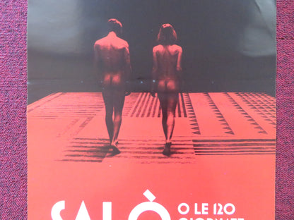 SALO, OR THE 120 DAYS OF SODOM ITALIAN LOCANDINA POSTER PAOLO BONACELLI R2015