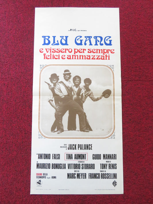 BROTHERS BLUE ITALIAN LOCANDINA POSTER JACK PALANCE ANTONIO FALSI 1973