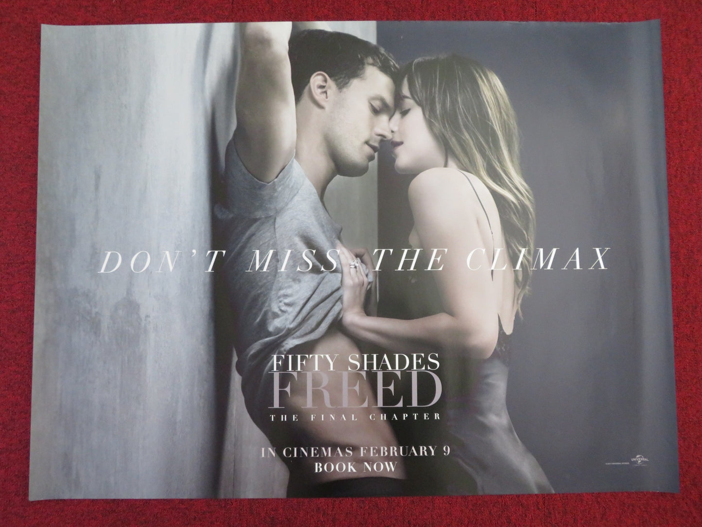 FIFTY SHADES FREED UK QUAD (30"x 40") ROLLED POSTER DAKOTA JOHNSON J DORNAN 2018